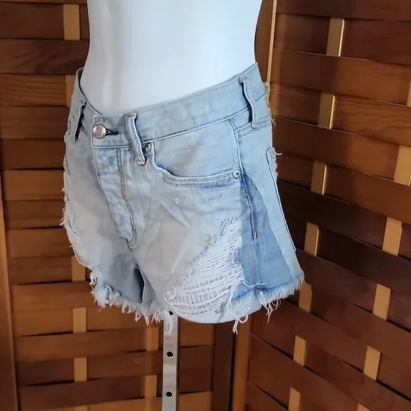 American Eagle high rise denim shorts - Picture 8 of 9